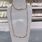 Rhinestone Nail Mặt dây chuyền Vòng cổ Vòng đeo tay Trang sức Thời trang Mạ Vàng 18k