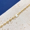 16cm Anniversary Shell Charm Vòng đeo tay bằng vàng không gỉ Liên kết dành cho phụ nữ