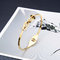 Thiết kế độc đáo thích hợp thương hiệu cung điện phong cách vòng tay kim cương có thể điều chỉnh khóa vòng đeo