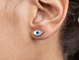 CE Vỏ thép không gỉ Trang sức Mặt dây chuyền Khuyên tai Thổ Nhĩ Kỳ Evil Eye Stud Earrings