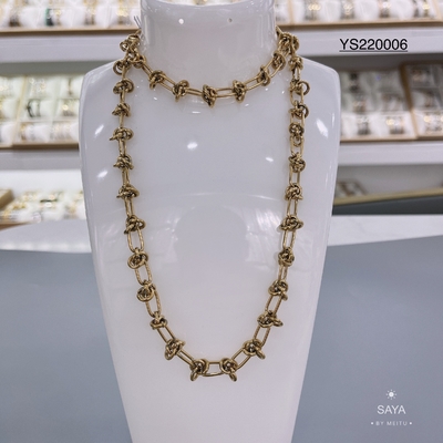 Thương hiệu sang trọng Vàng thép không gỉ Công nghiệp nặng Chuỗi trang sức Vòng đeo tay