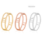 L Word Design Double Ring Bracelet Vòng đeo tay bằng thép không gỉ 18k