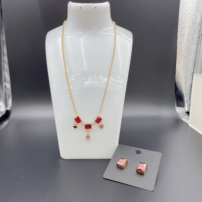 2024 New Waterproof Trendy Stainless Steel Jewelry Sets, 18K Gold, Quà tặng sang trọng, bán buôn